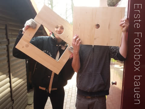 Felix und Miri bei der Arbeit - fotom.at Fotobox Fürstenau